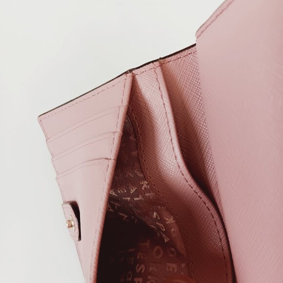 Kate Spade Dusty Mauve Laurel Way Small Shawn Wallet 4 1/2" x 3 5/8" x 1" - Picture 14 of 15